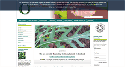 Desktop Screenshot of organicplants.co.uk